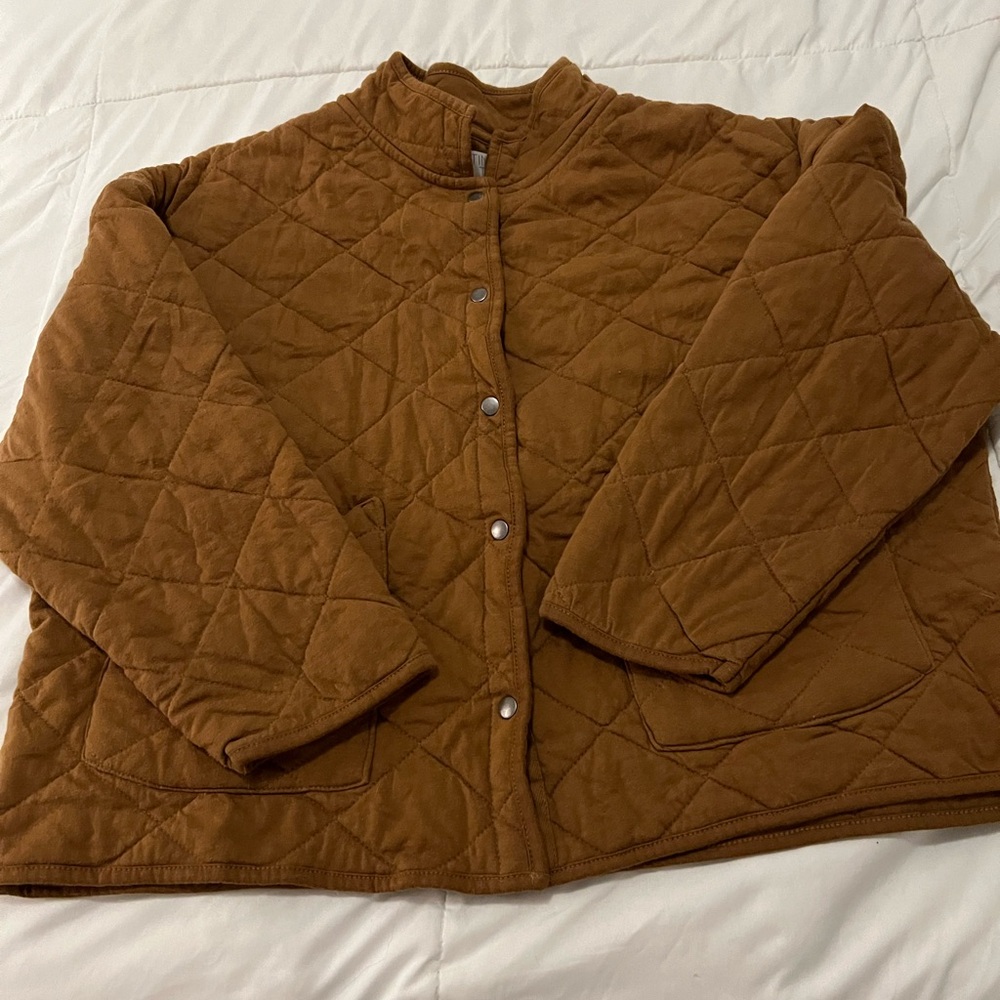 Quilted Brown Jacket